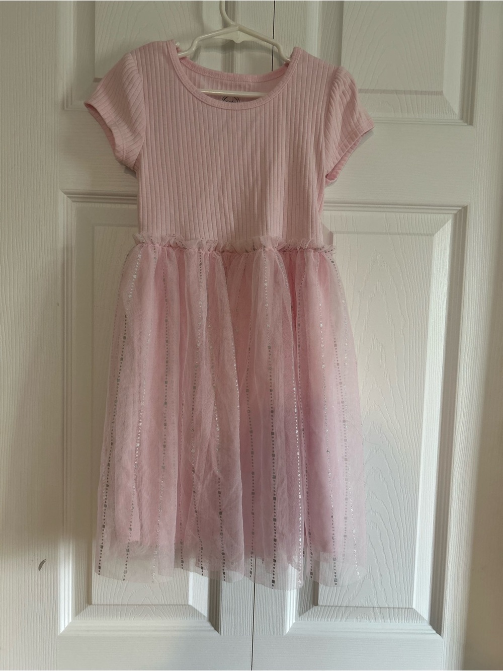 wonder nation Pink Tulle Casual Kids Dress